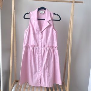 Tuckernuck oxford royal shirt dress, pink, size S, barely worn!